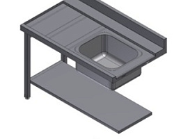 Стол для посудомоечной машины Kayman СПМ-111/1207 П
