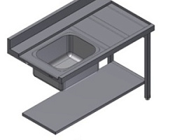 Стол для посудомоечной машины Kayman СПМ-111/1207 Л
